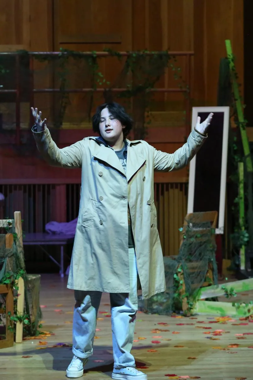 Ambrose Cusick as the Mysterious Man in Into the Woods