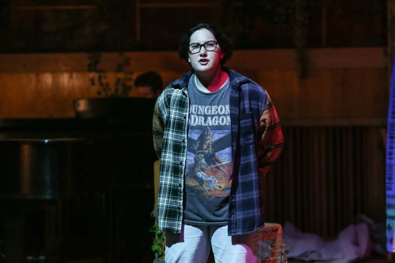 Ambrose Cusick as the Narrator in Into the Woods